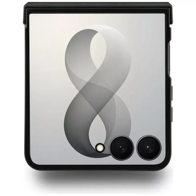 GUESS Big 4G Logo maciņš Samsung Galaxy Z Flip 5 - Melns