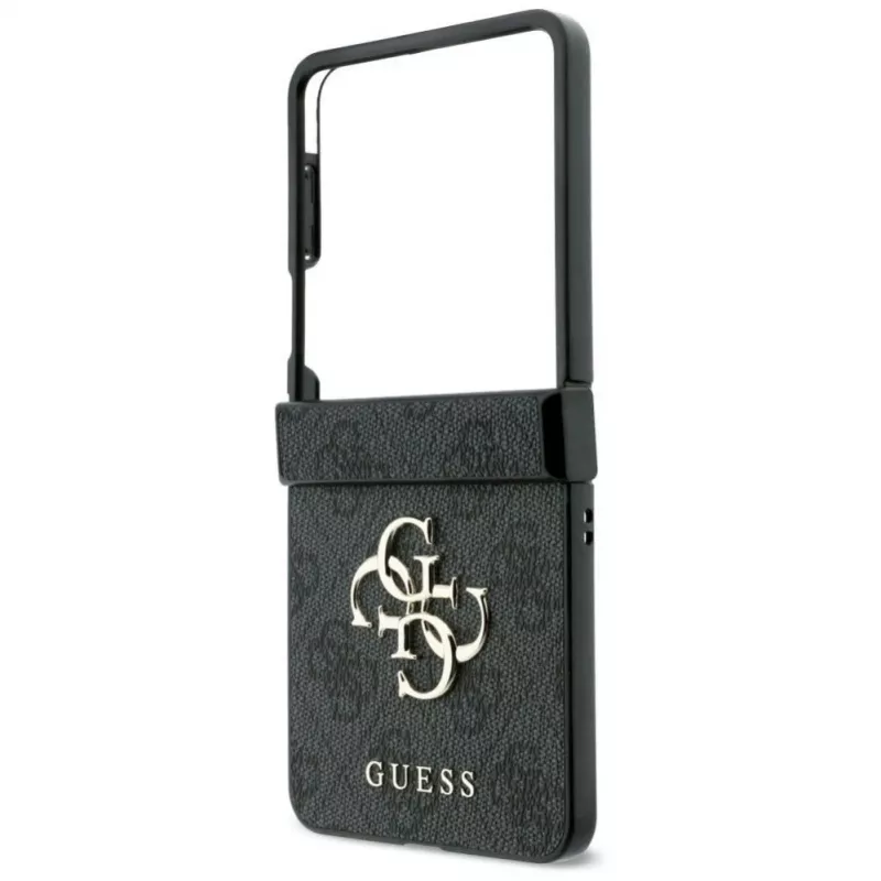 GUESS Big 4G Logo maciņš Samsung Galaxy Z Flip 5 - Melns