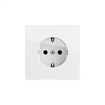 Gira 446670 SCHUKO kontaktligzda, iegremdējamā, tīri balti spīdīga, 16 A, 250 V, System 55