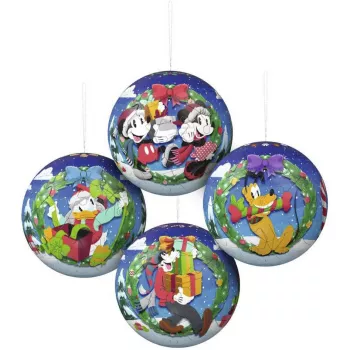 Ravensburger 3D Puzzleball Disney Ziemassvētku rotājumu komplekts (2 x 27 gab.)