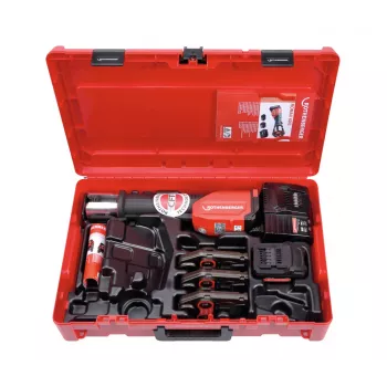Rothenberger ROMAX 4000 bezvadu presēšanas mašīnas komplekts TH16-20-26mm, 4Ah, ES