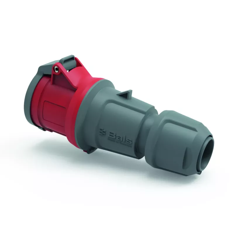 Bals INNOLINQ QC 32A 5-polu 400V 6h IP54 sarkans industriālais savienotājs