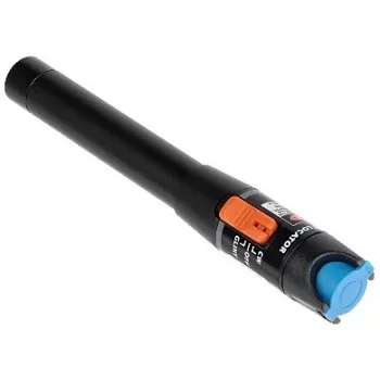 BML-205-10 Vizuālais defektu lokators 650nm 10mW optiskās šķiedras kabeļa testeris ar 10km diapazonu, universāls 2.5mm savienotājs, CW/pulsa režīms, alumīnija korpuss