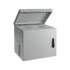 EFB 19 inch sienas skapis 9U dziļums 450mm IP55 salikts RAL7035 pelēks