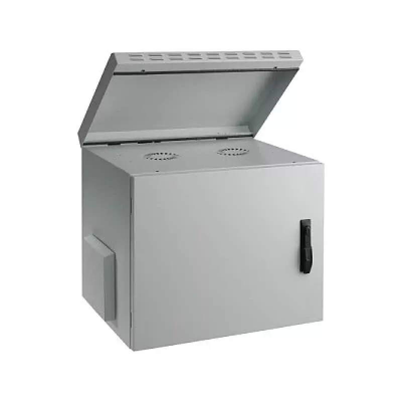 EFB 19 inch sienas skapis 9U dziļums 450mm IP55 salikts RAL7035 pelēks