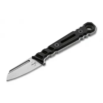 Böker Plus Ylvi fiksēta asmens nazis - D2 tērauds, Micarta rokturis, Kydex maksts, 65 mm asmens
