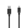 Hama USB-A uz Micro-USB kabelis, 2 m, melns