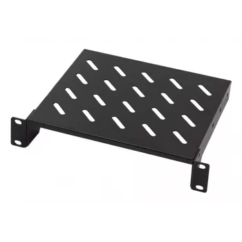 LogiLink 10 inch konsoles plaukts 200 mm 1U melns