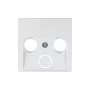 Berker 12031909 Centrālā plāksne SAT/antenas kontaktligzdai, polāri balta, S.1/B.1/B.7