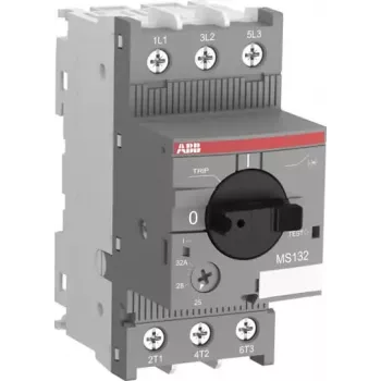 ABB MS132-25 Motoraizsardzības slēdzis, 3 polu, 25A, termomagnētiskais