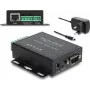 Delock Ethernet LAN pārveidotājs uz RS-232/RS-485/RS-422 un Modbus RTU/TCP vārteja ar 1.5 kV izolāciju
