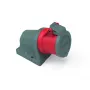 Bals INNOLINQ QC 110624 sienas kontaktligzda, 16 A, 5 polu, 400 V, 6h, IP44, sarkana