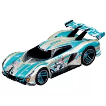 Carrera GO Kaze Dash Elektriskais slotcaru komplekts 1:43 mērogā ar cilpu un pārlidojumu, 2 mašīnas, 2 kontrolleri, 3.6m trase, vecumam 6+