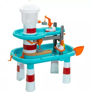 THEO KLEIN Aqua Action Ūdens spēļu galds XXL, Lighthouse Splash