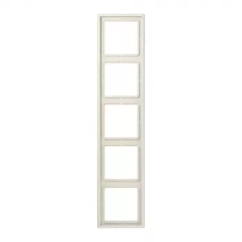 JUNG LS985W rāmis 5-vietīgs sērijas LS balts