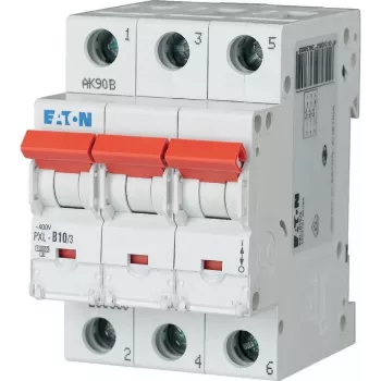 EATON PXL-B10/3 Slēdža automāts 10 A 3 polu B raksturlīkne