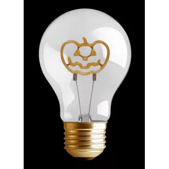 SYNERGY21 LED Retrofit dekoratīvā spuldze A68 Halovīna ķirbis uzlādējama