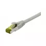 Synergy21 CAT6A S/FTP Patch Cable RJ45, 0,15 m, pelēks, LSZH, Ultraflex, 500MHz, 10Gbps