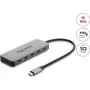 Delock 2 portu USB 10 Gbps centrmezgls ar 2 portu USB-C 4K un PD 3.0 100 W