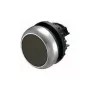 Eaton M22-D-S plakanais spiedpogas izpildmehānisms, melns, momentāns, 22,5 mm, IP66/IP67/IP69K