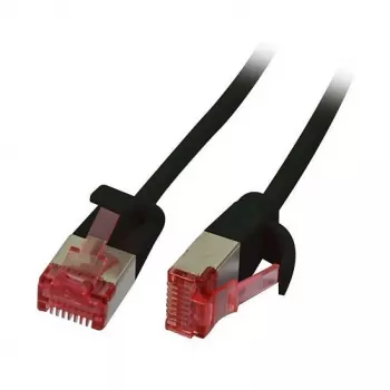 Synergy21 CAT6 U/FTP plānais Ethernet vada gabals RJ45, 3m, melns