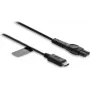 Delock USB Type-C lādēšanas kabelis 5V Philips elektriskajiem skuvekļiem QP2724, QP2834, MG9520 sērijai - 1m rezerves strāvas vads