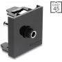 Delock Easy 45 modulis DC 5.5 x 2.1 mm ligzda uz DC 5.5 x 2.5 mm spraudnis, melns