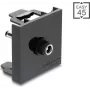 Delock Easy 45 modulis DC 5.5 x 2.5 mm ligzda uz DC 5.5 x 2.1 mm spraudni melns