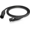 Behringer PMC-150 XLR sieviešu uz XLR vīriešu mikrofona kabelis 1,5 m melns