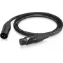 Behringer PMC-150 XLR sieviešu uz XLR vīriešu mikrofona kabelis 1,5 m melns