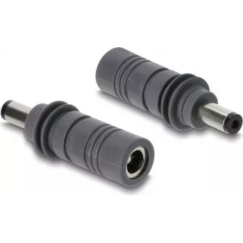 Delock DC 5.5 x 2.1 mm uz DC 5.5 x 2.1 mm adapteris, saderīgs ar Starlink Mini, pelēks