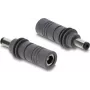 Delock DC 5.5 x 2.1 mm uz DC 5.5 x 2.1 mm adapteris, saderīgs ar Starlink Mini, pelēks