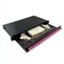 LogiLink 19 collu 1U 24 portu LC Duplex OM4 daudzmodu savienojumu kārba, melna