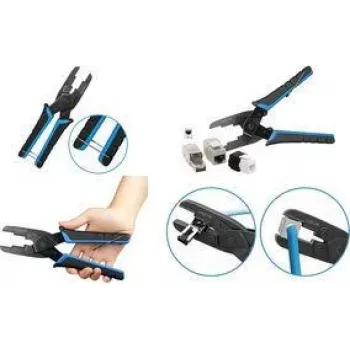 LogiLink WZ0081 Paralēlā presēšanas instrumenta keystone ligzdām un lauka savienotājiem