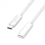 LogiLink USB 2.0 Type-C pagarinātājkabelis, C/M uz C/F, 480 Mbps, 60W, balts, 3 m
