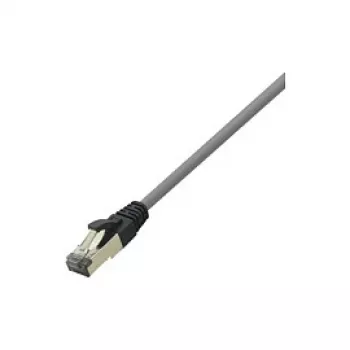LogiLink Cat 8.1 S/FTP savienojuma kabelis, RJ-45 vīrietis uz RJ-45 vīrieti, 3 m, 40 Gbps, 2000 MHz, bez halogēna, gaiši pelēks RAL 7035