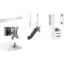 LogiLink Slatwall gāzes atsperes monitora roka 17-32 collu ekrāniem, VESA 75/100, 2-9 kg, melna