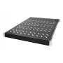 LogiLink 19 inch regulējams plaukts skapjiem, 1U, 600mm dziļums, melns (SF0600B)
