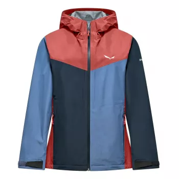 Salewa Puez Aqua 4 PTX 2.5L sieviešu hardshell jaka - Etruscan Red/Multi - S izmērs