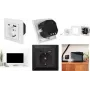LogiLink PA0262B Sienas kontaktligzda ar 1 Schuko ligzdu, 1 USB-A un 1 USB-C lādētāju, melna