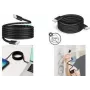 LogiLink CU0231 Magnētiskais USB-C datu un uzlādes kabelis, 1m, melns, 100W PD, USB 2.0