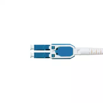 LogiLink Uniboot Push-Pull LC-LC OS2 vienmodu šķiedru savienojuma kabelis, 0,5 m, LSZH, dzeltens