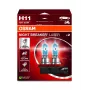 OSRAM NIGHT BREAKER LASER H11 Halogēna spuldze, komplekts 2 gab., 12V 55W PGJ19-2, līdz 150% spožāka, 150m garāks stars, 3900K