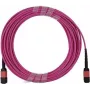 BlueOptics MPO/UPC uz MPO/UPC OM4 daudzmodu šķiedru maģistrālais kabelis, 12 šķiedras, B tipa polaritāte, 5m, LSZH, saderīgs ar Infortrend