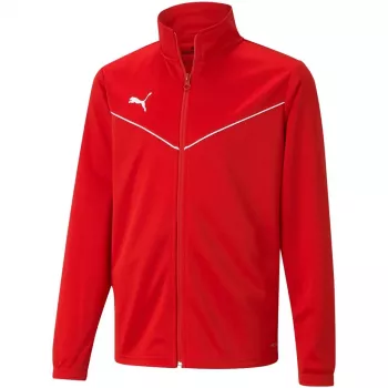 PUMA teamRISE treniņu poliestera jaka junioriem sarkanā krāsā 657393 01 164cm
