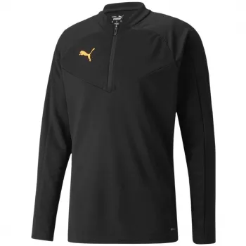 PUMA vīriešu individualFINAL 1/4 rāvējslēdzēja treniņu tops melns