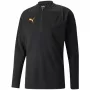 PUMA vīriešu individualFINAL 1/4 rāvējslēdzēja treniņu tops melns