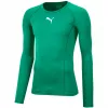 Puma Liga Baselayer Tee LS Pepper Green vīriešu kompresijas krekls ar garām piedurknēm