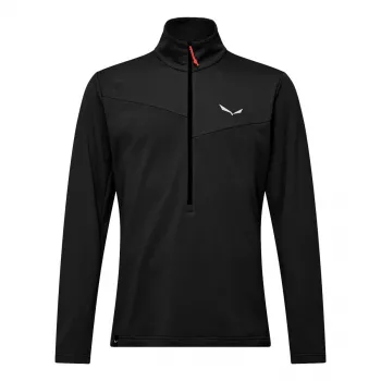 Salewa Puez Cammino Polarlite Half-Zip Fleece vīriešiem Black Out L