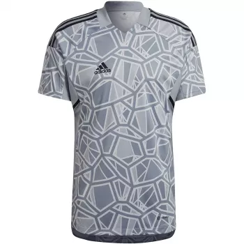 ADIDAS vīriešu Condivo 22 vārtsargu krekls ar īsām piedurknēm, Grey Four